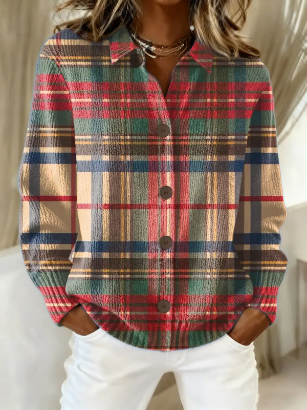 Evelyn | Relaxed Woven Fall Blouse