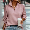 Fine-Knit V-Neck Sweater