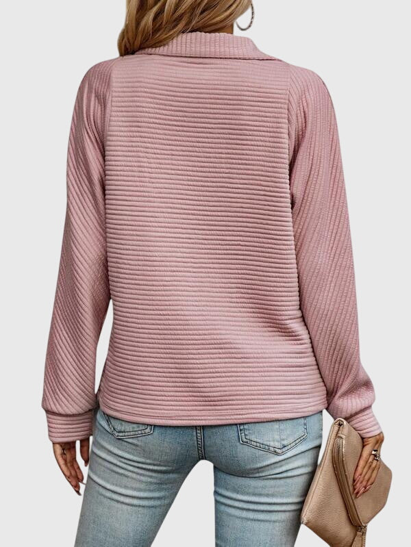 Quarter-Zip Knit Pullover