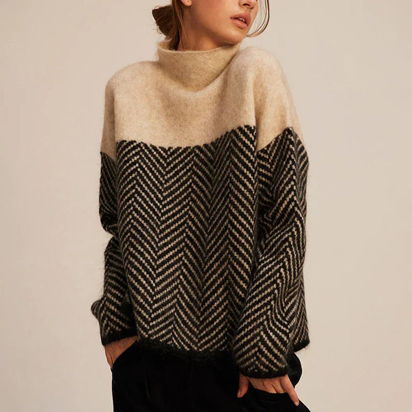 Charlotte | Chunky Knit Turtleneck Sweater