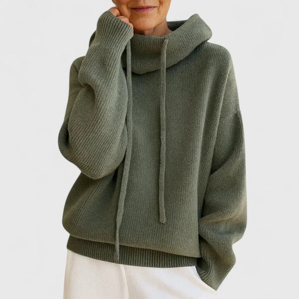 Maggie | Chunky Knit Turtleneck Pullover Sweater