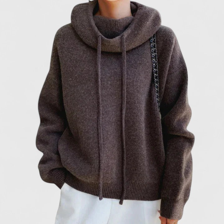 Chunky Knit Turtleneck Pullover