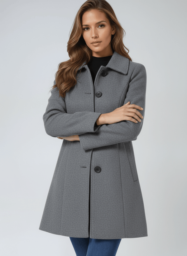 Alice | Single-Button Longline Winter Coat