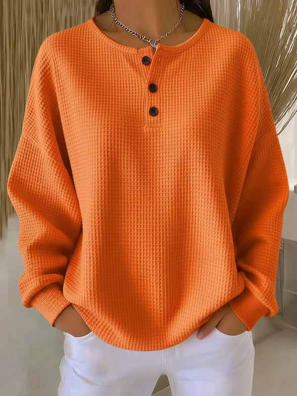 Maya | Relaxed Crewneck Knit Sweater