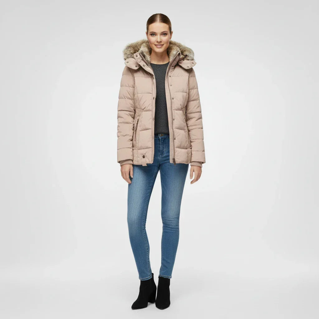 Hooded Quilted Puffer Jacket