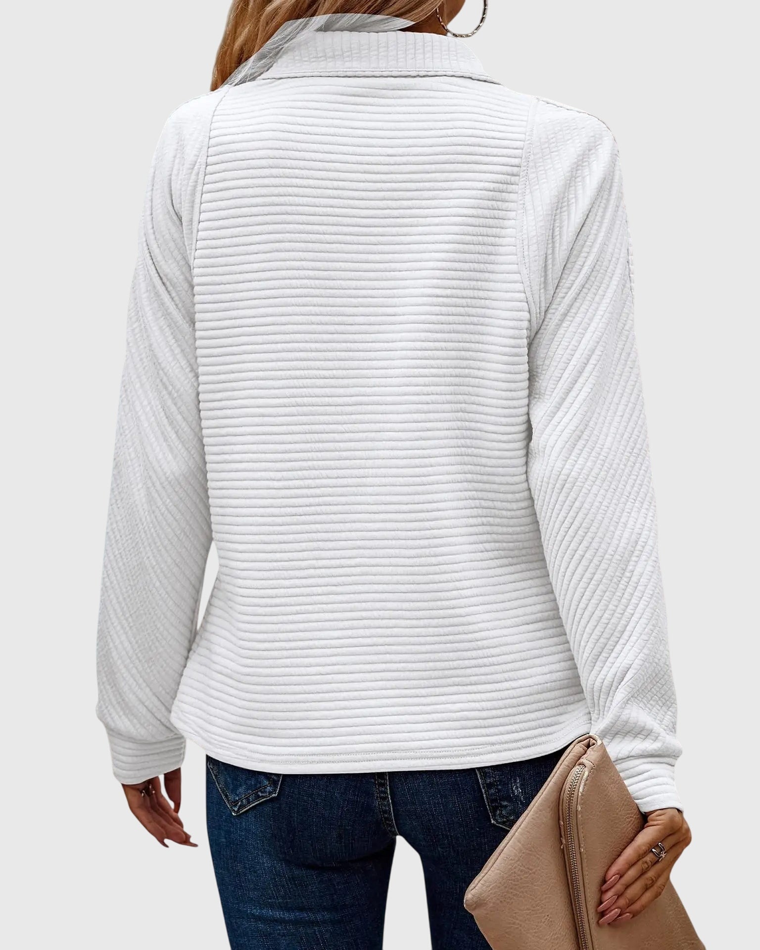 Quarter-Zip Knit Pullover