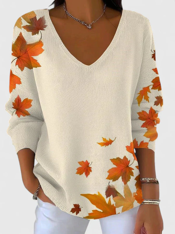 Lila | Everyday Fine-Knit V-Neck Sweater