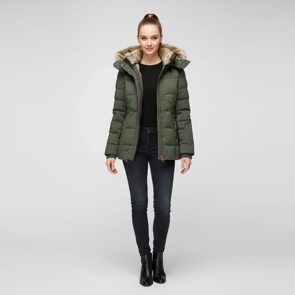 Hooded Quilted Puffer Jacket
