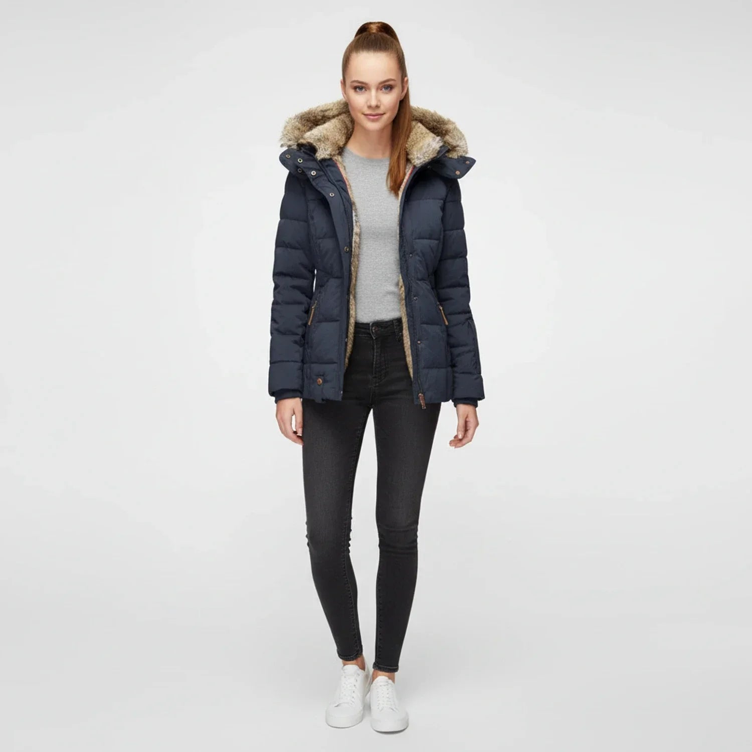 Hooded Quilted Puffer Jacket