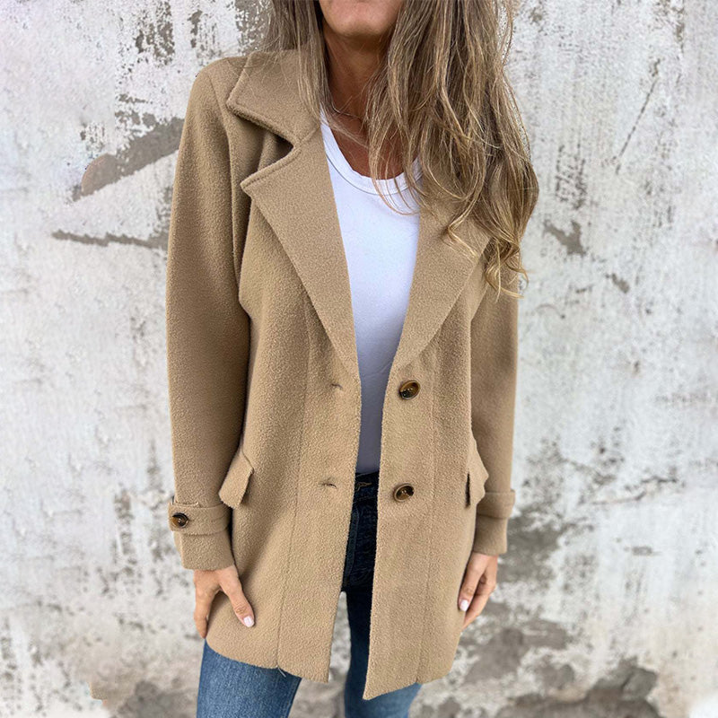 Chic Collared Jacket