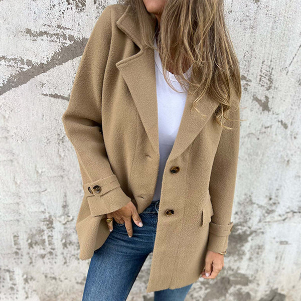 Sadie | Relaxed Collared Fall Jacket
