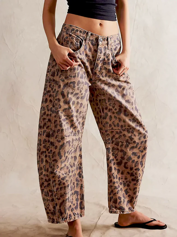 Beth | Relaxed Barrel-Leg Denim Jeans